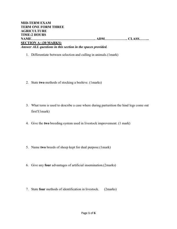 Preview page Form-3-Agriculture-Mid-Term-1-Examination-2023_1420_0.jpg