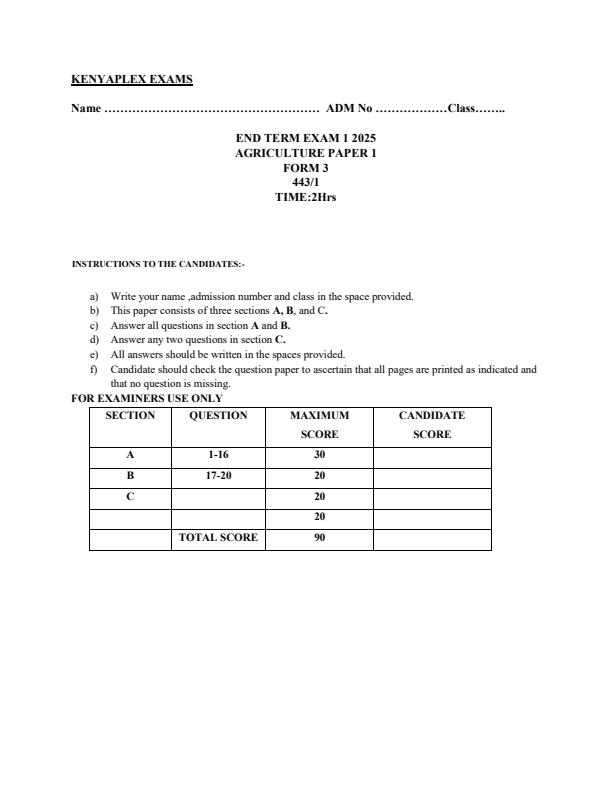 Preview page Form-3-Agriculture-Paper-1-End-of-Term-1-Examination-2025_3842_0.jpg