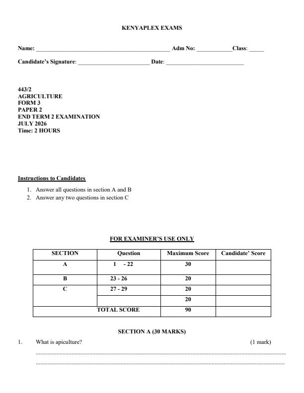 Preview page Form-3-Agriculture-Paper-2-End-Term-2-Exam-2026_6227_0.jpg