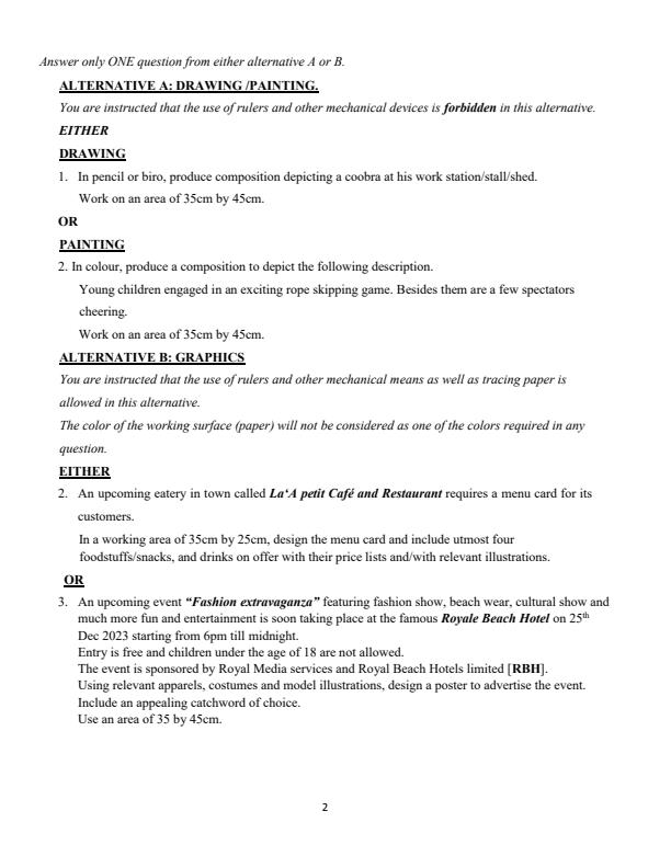 Preview page Form-3-Art-and-Design-Paper-2-End-of-Term-3-Examination-2024_3259_1.jpg