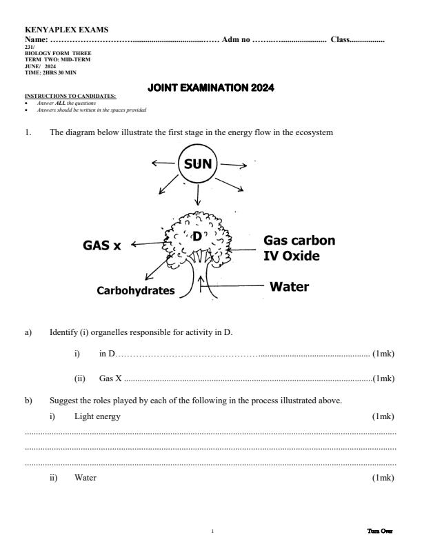 Preview page Form-3-Biology-Mid-Term-2-Examination-2024_2495_0.jpg