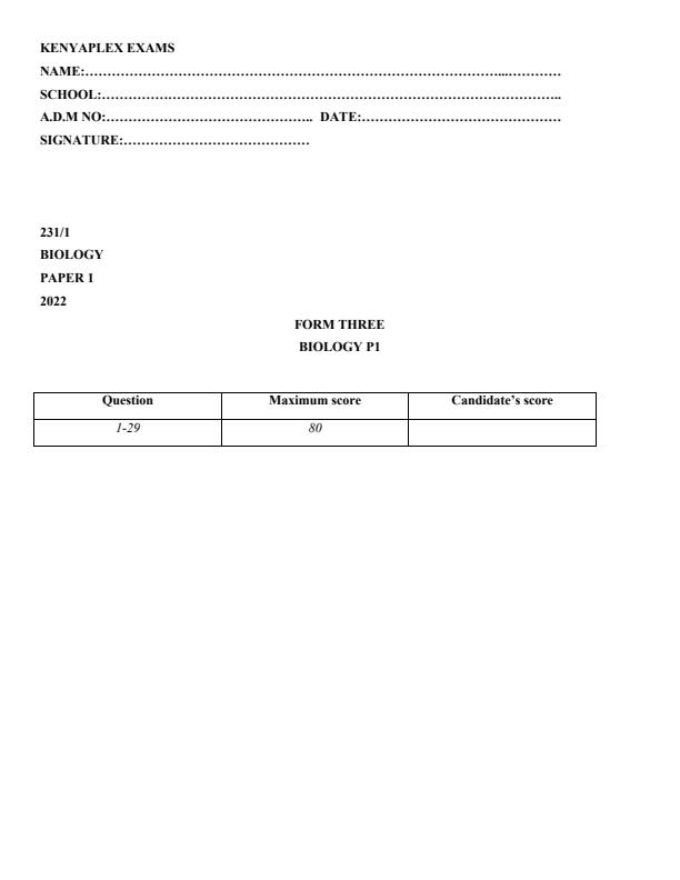 Preview page Form-3-Biology-Paper-1-End-of-Term-1-Examination-2022_1206_0.jpg