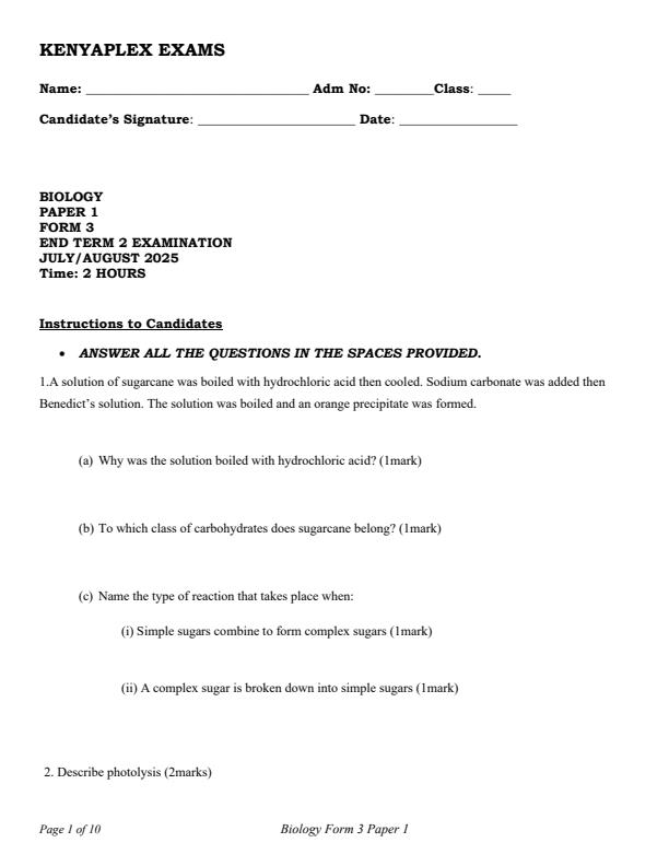Preview page Form-3-Biology-Paper-1-End-of-Term-2-Examination-2025_4257_0.jpg