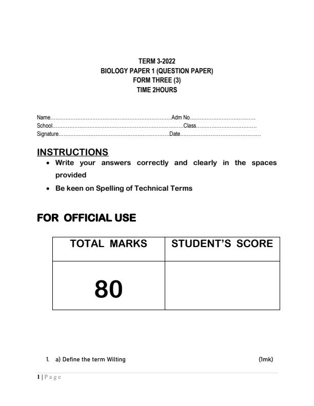 Preview page Form-3-Biology-Paper-1-End-of-Term-3-Examination-2022_1347_0.jpg