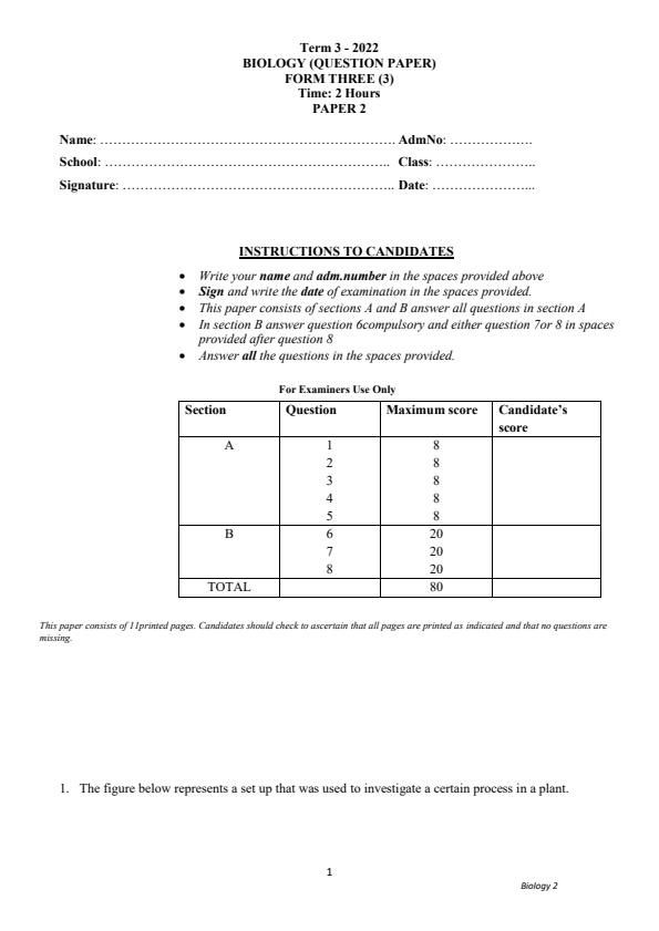 Preview page Form-3-Biology-Paper-2-End-of-Term-3-Examination-2022_1348_0.jpg