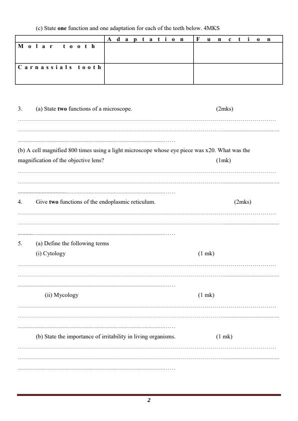 Preview page Form-3-Biology-Term-1-2019-Opener-Exam_23_1.jpg