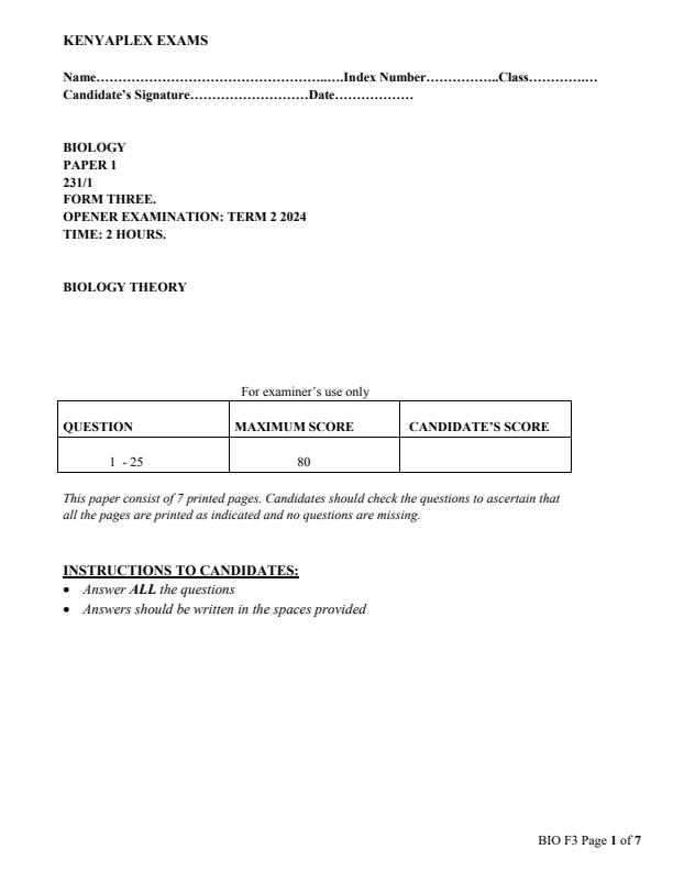 Preview page Form-3-Biology-Term-2-Opener-Exam-2024_2368_0.jpg