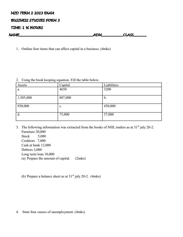 Preview page Form-3-Business-Studies-Mid-Term-2-Exam-2023_1687_0.jpg