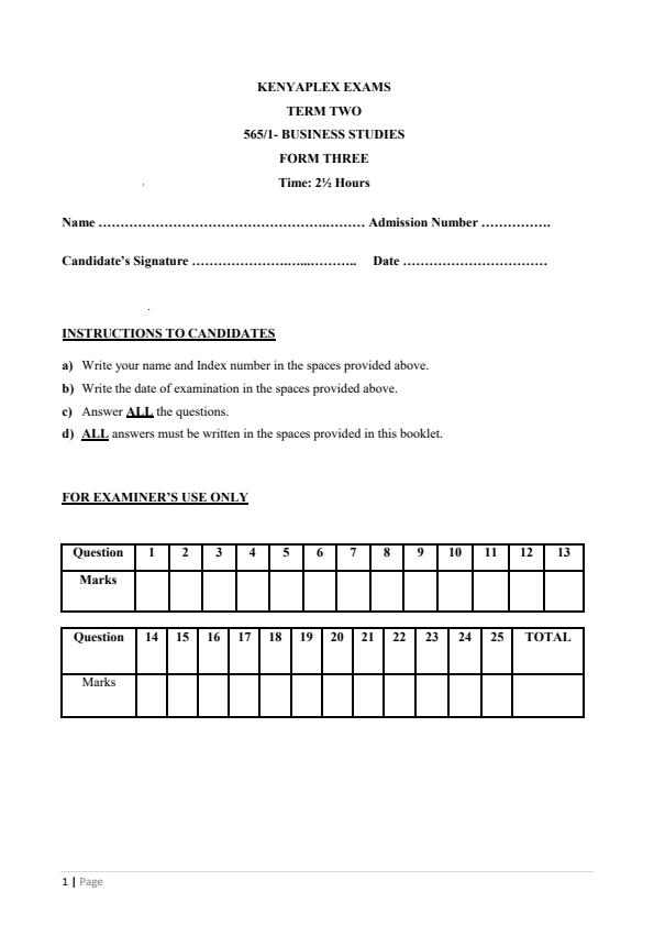 Preview page Form-3-Business-Studies-Paper-1-End-Term-2-Exam-2026_6246_0.jpg