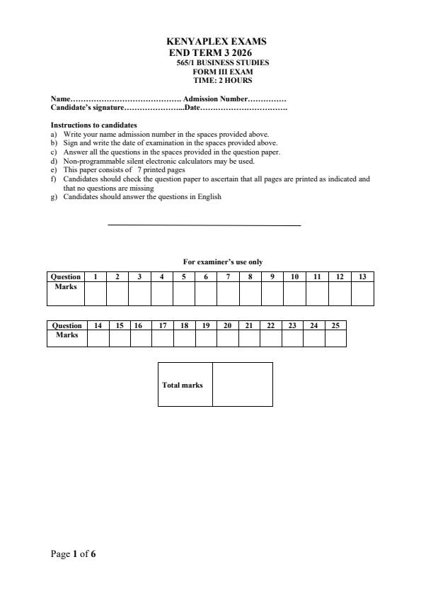 Preview page Form-3-Business-Studies-Paper-1-End-Term-3-Exam-2026_6972_0.jpg