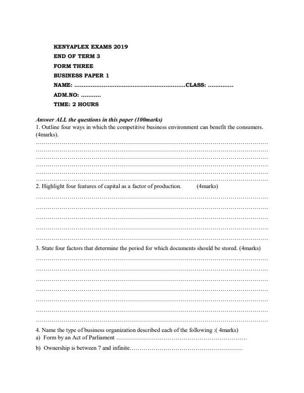 Preview page Form-3-Business-Studies-Paper-1-End-of-Term-3-Exam-2019_362_0.jpg