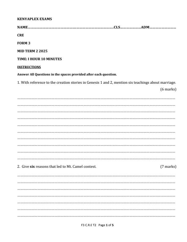 Preview page Form-3-CRE-Mid-Term-2-Exam-2025_4094_0.jpg