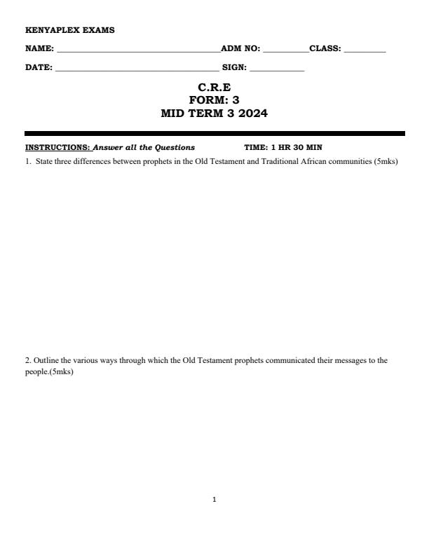 Preview page Form-3-CRE-Mid-Term-3-Examination-2024_3234_0.jpg