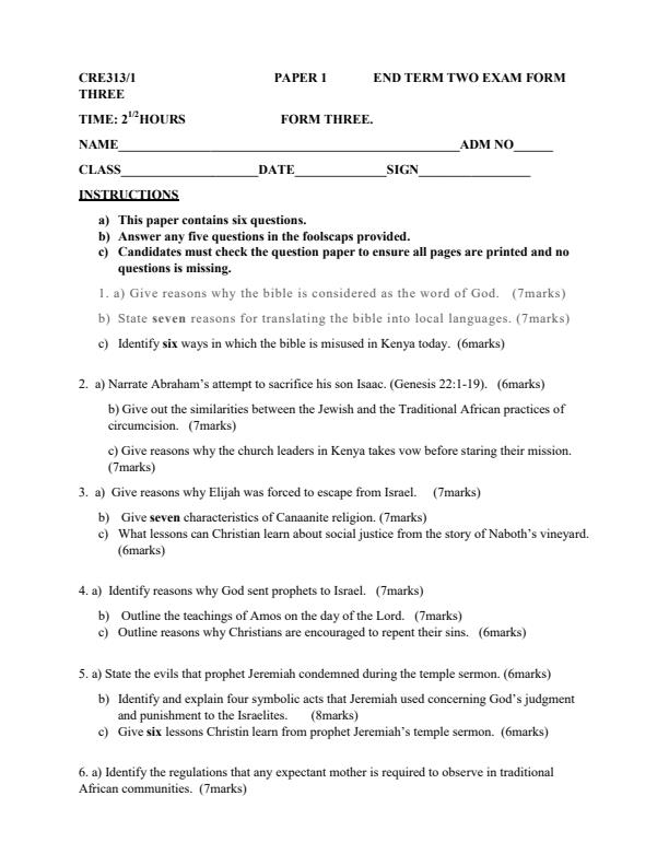 Preview page Form-3-CRE-Paper-1-End-of-Term-2-Examination-2023_1728_0.jpg