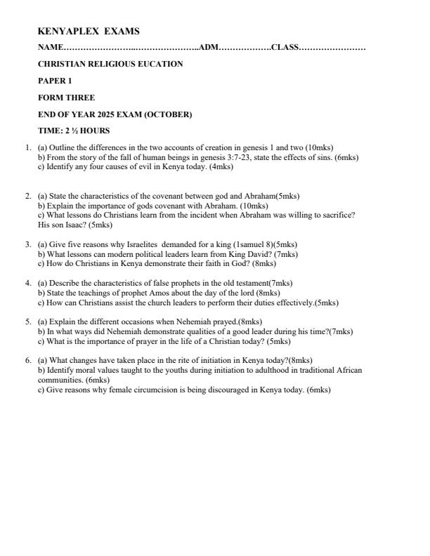 Preview page Form-3-CRE-Paper-1-End-of-Term-3-Examination-2025_4753_0.jpg