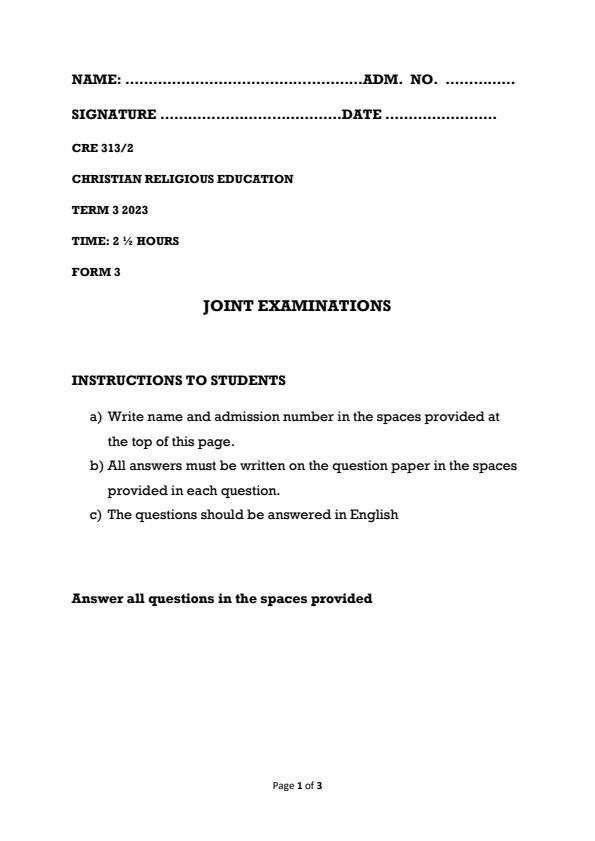 Preview page Form-3-CRE-Paper-2-End-of-Term-3-Examination-2023_1831_0.jpg