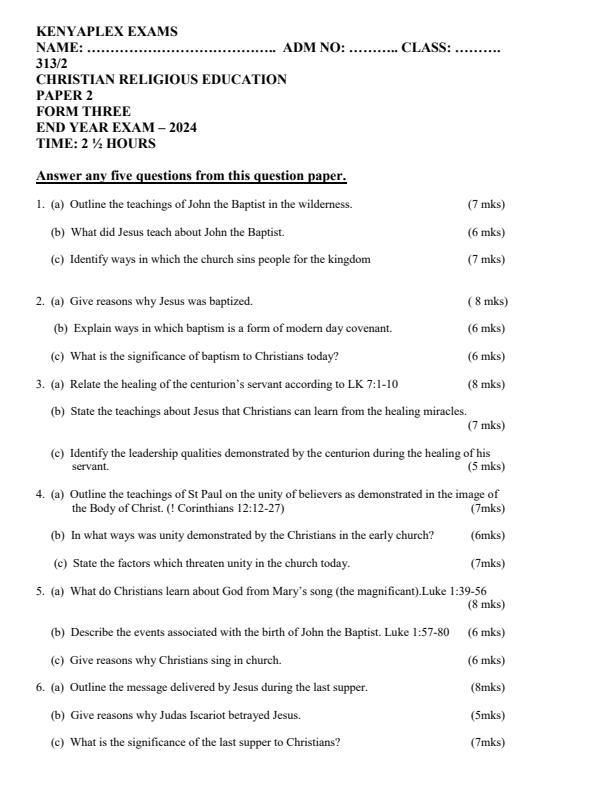 Preview page Form-3-CRE-Paper-2-End-of-Term-3-Examination-2024_3279_0.jpg