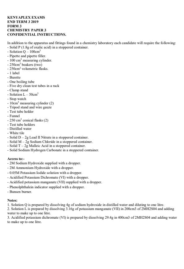 Preview page Form-3-Chemistry-Confidential-Paper-End-of-Term-3-Exam-2019_361_0.jpg