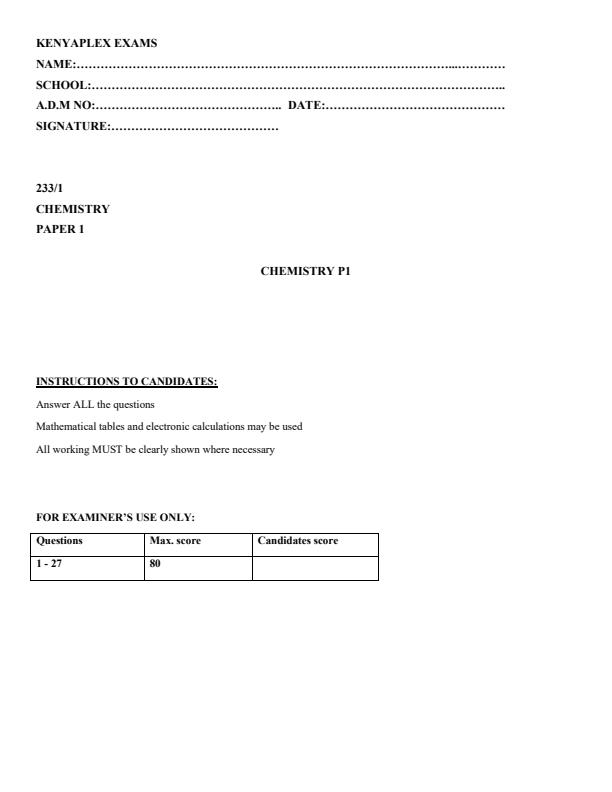 Preview page Form-3-Chemistry-Paper-1-End-of-Term-1-Examination-2022_1201_0.jpg
