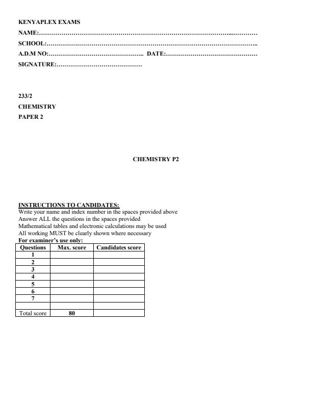 Preview page Form-3-Chemistry-Paper-2-End-of-Term-1-Examination-2022_1202_0.jpg