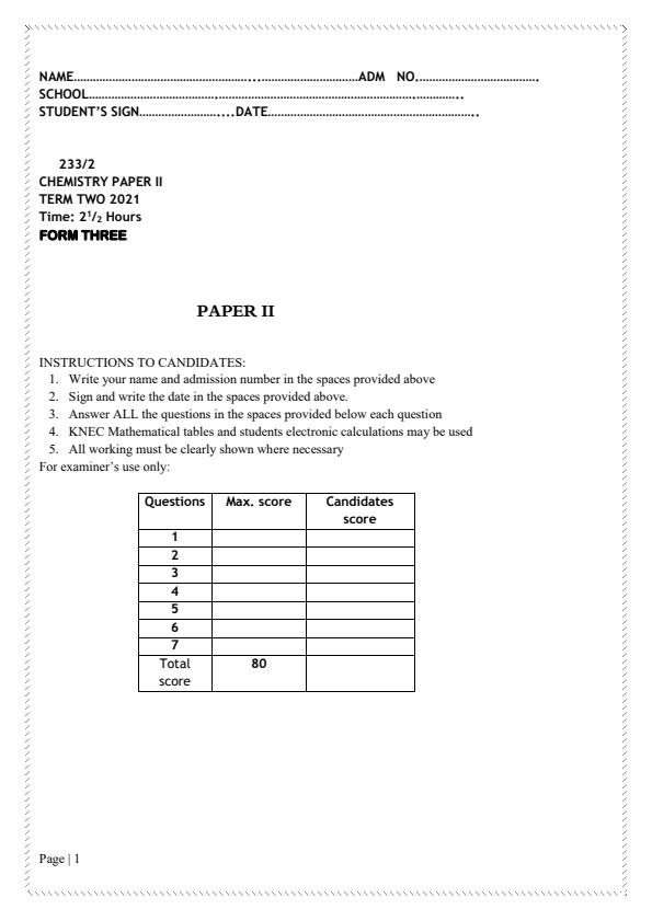 Preview page Form-3-Chemistry-Paper-2-End-of-Term-2-Exams-2021_1014_0.jpg