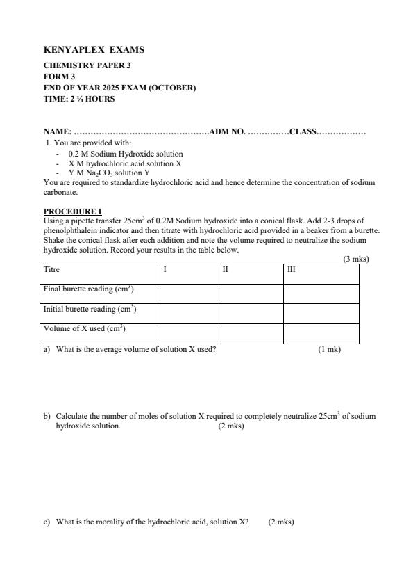 Preview page Form-3-Chemistry-Paper-3-End-of-Term-3-Examination-2025_4751_0.jpg