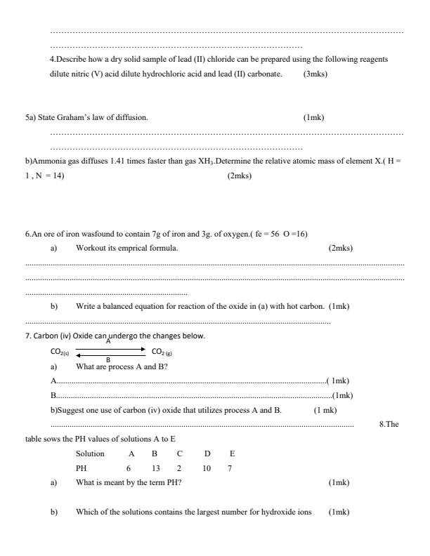 Preview page Form-3-Chemistry-Term-2-Opener-Exam-2024_2460_2.jpg