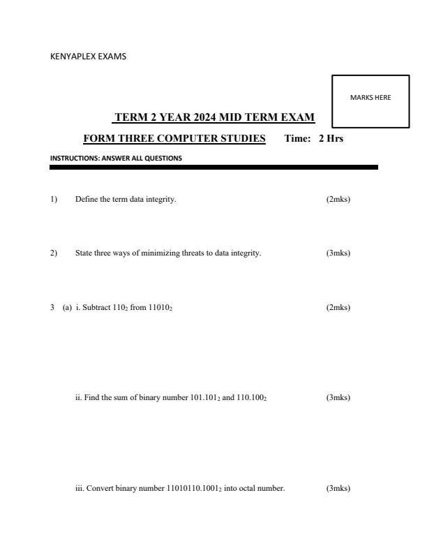 Preview page Form-3-Computer-Studies-Mid-Term-2-Examination-2024_2518_0.jpg