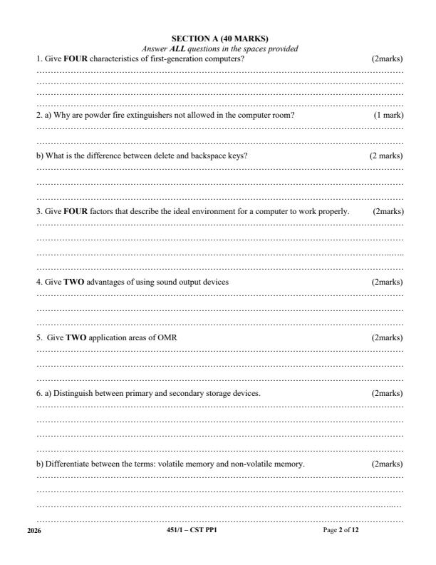 Preview page Form-3-Computer-Studies-Paper-1-End-Term-3-Exam-2026_6978_1.jpg
