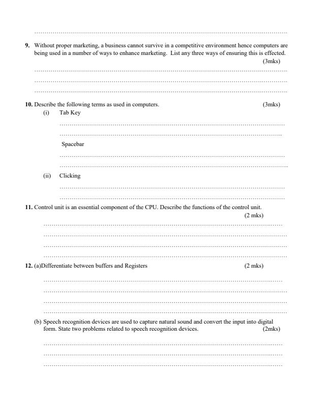 Preview page Form-3-Computer-Studies-Paper-1-End-of-Term-3-Examination-2022_1069_2.jpg