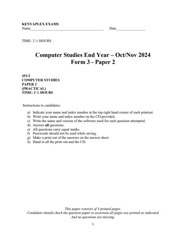 Preview page Form-3-Computer-Studies-Paper-2-End-of-Term-3-Examination-2024_3275_0.jpg