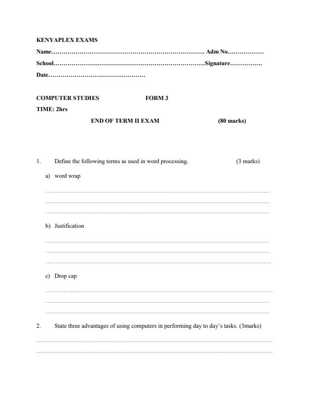 Preview page Form-3-Computer-Studies-Studies-End-of-Term-2-2021_715_0.jpg