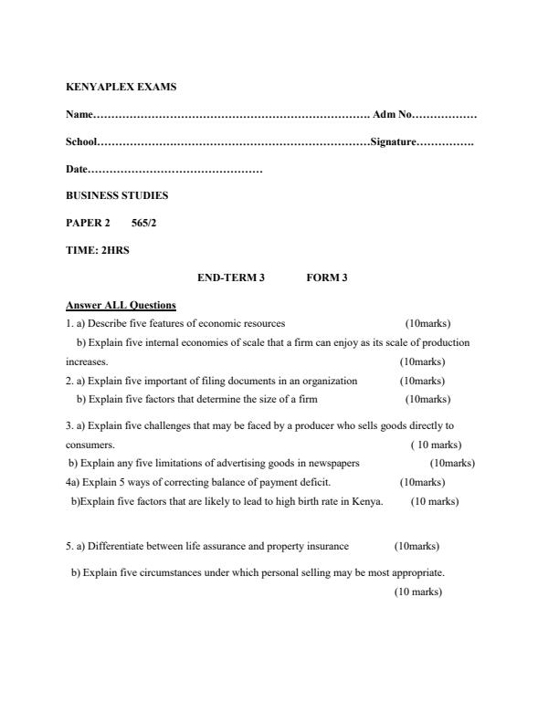 Preview page Form-3-End-Term-3-2021-Business-Studies-Paper-2-Exams_809_0.jpg