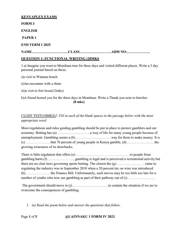 Preview page Form-3-English-Paper-1-End-of-Term-1-Examination-2025_3854_0.jpg