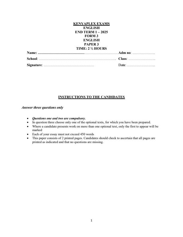 Preview page Form-3-English-Paper-3-End-of-Term-1-Examination-2025_3856_0.jpg