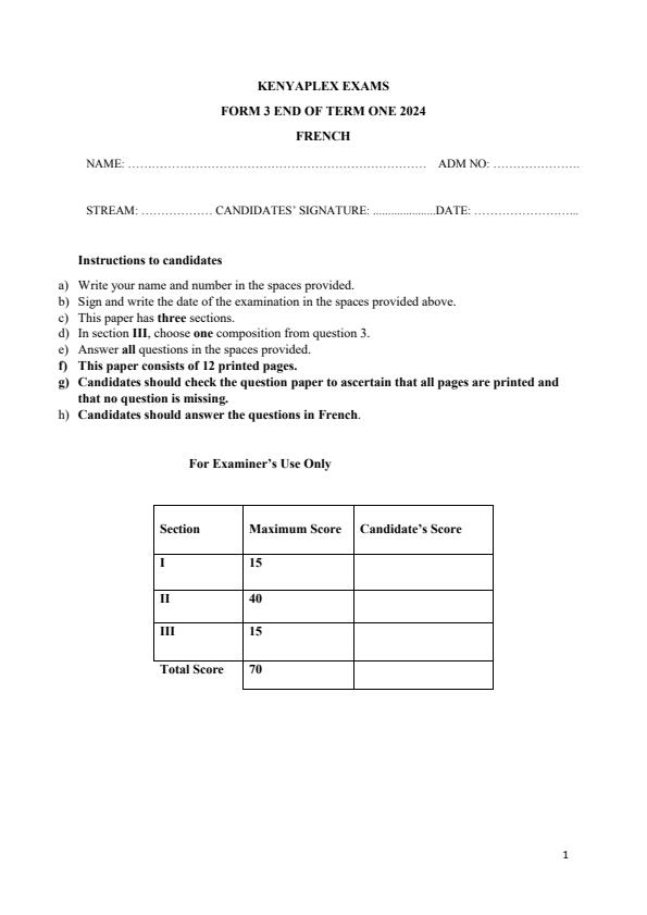 Preview page Form-3-French-End-of-Term-1-Examination-2024_2243_0.jpg