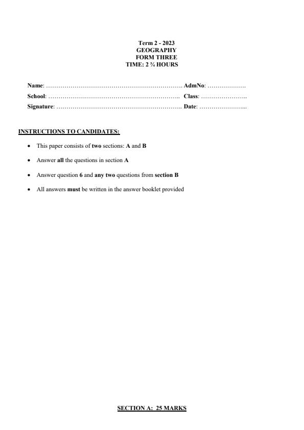 Preview page Form-3-Geography-End-of-Term-2-Examination-2023_1740_0.jpg