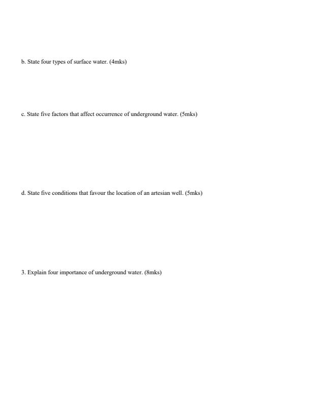 Preview page Form-3-Geography-Mid-Term-2-Exam-2023_1676_1.jpg