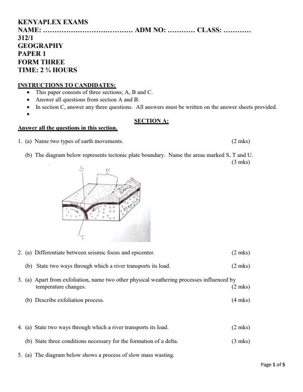 Preview page Form-3-Geography-Paper-1-End-of-Term-1-Examination-2022_1181_0.jpg