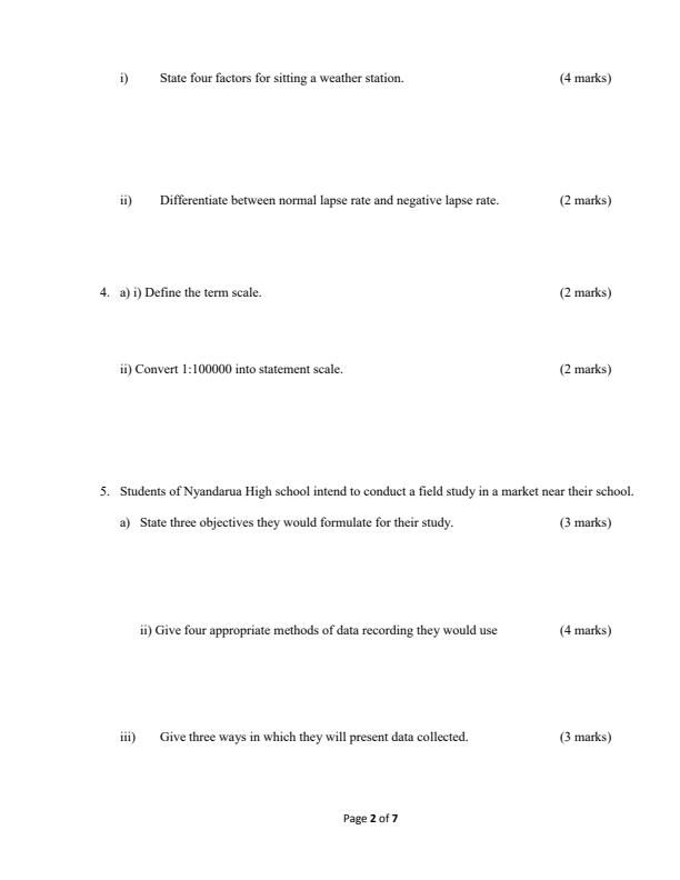 Preview page Form-3-Geography-Term-1-Opener-Exam-2025_3569_1.jpg