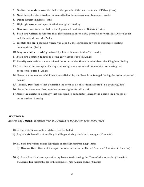 Preview page Form-3-History-and-Government-Paper-2-End-Term-3-exam-2026_6988_1.jpg