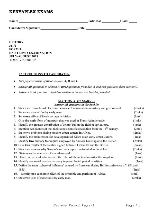 Preview page Form-3-History-and-Government-Paper-2-End-of-Term-2-Examination-2025_4275_0.jpg