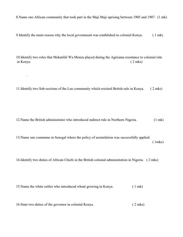 Preview page Form-3-History-and-Government-Term-2-Opener-Exam-2023_1610_1.jpg
