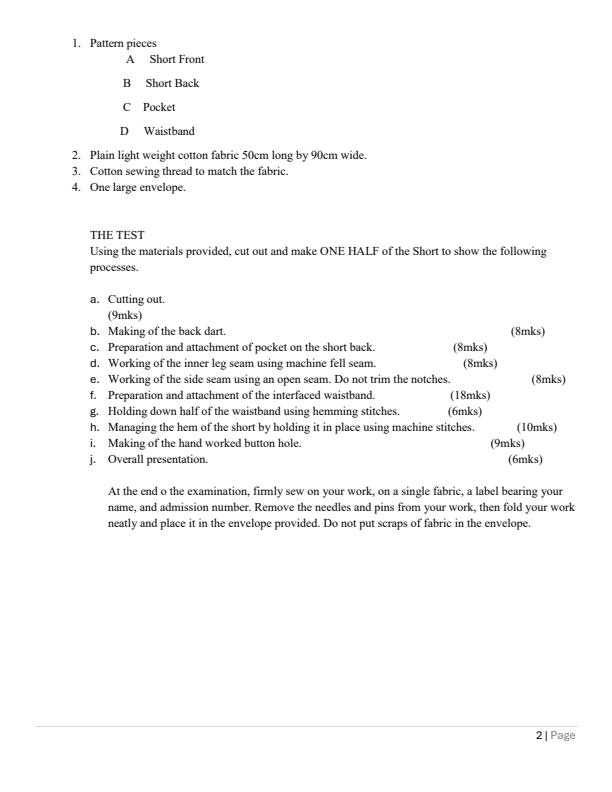 Preview page Form-3-Home-Science-Paper-2-Term-2-Opener-Exam-2026_5715_1.jpg