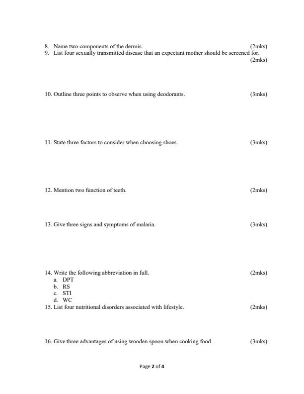 Preview page Form-3-Home-Science-Term-2-Opener-Exam-2024_2395_1.jpg
