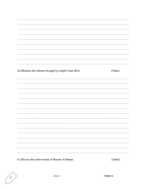 Preview page Form-3-IRE-Mid-Term-2-Exam-2025_4222_1.jpg