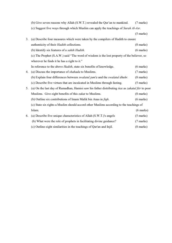 Preview page Form-3-Islamic-Religious-Education-Paper-1-End-Term-3-Exam-2026_6989_1.jpg