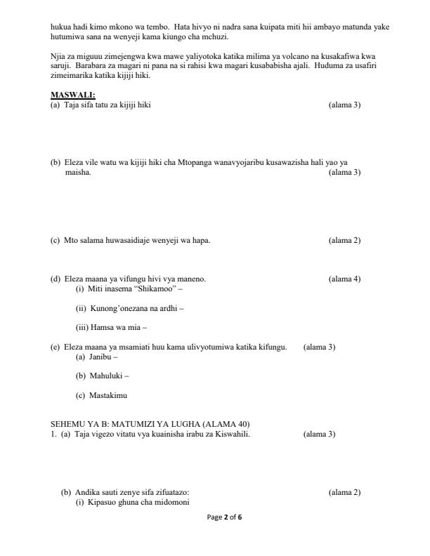 Preview page Form-3-Kiswahili-Mid-Term-1-Exam-2025_3679_1.jpg