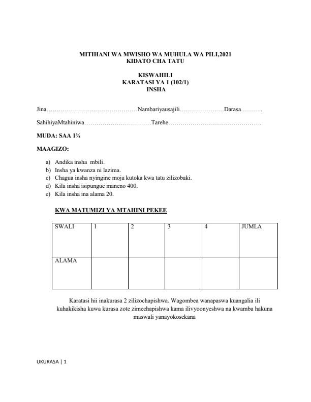 Preview page Form-3-Kiswahili-Paper-1-End-of-Term-2-Exams-2021_991_0.jpg