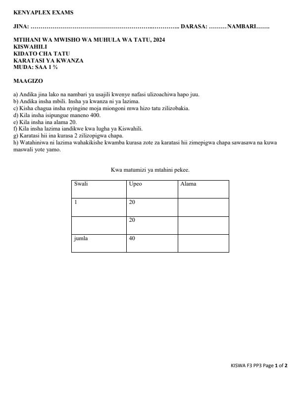 Preview page Form-3-Kiswahili-Paper-1-End-of-Term-3-Examination-2024_3316_0.jpg